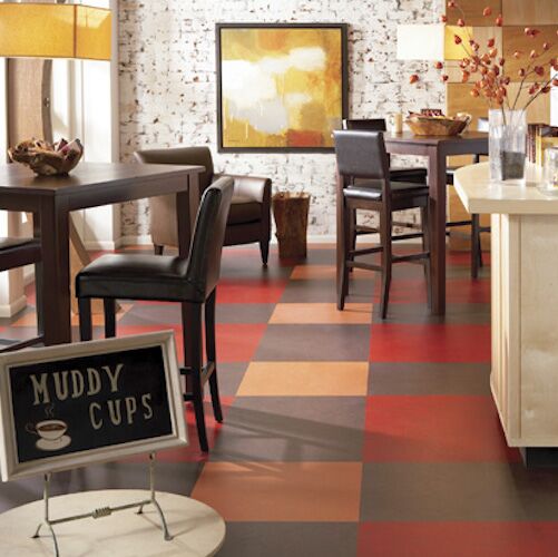 Linoleum flooring