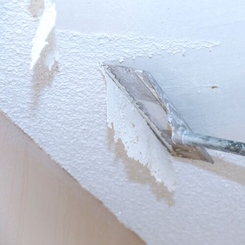 DIY Popcorn Ceiling Removal - The Craftsman Blog