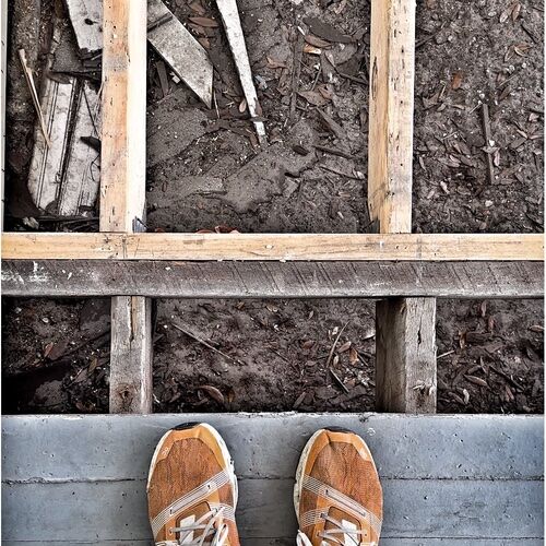 Tongue and Groove Porch Floor