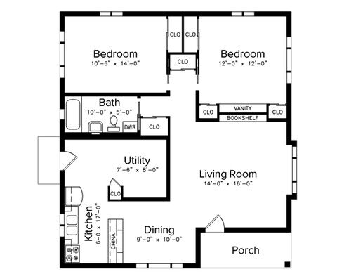 lustron floorplan