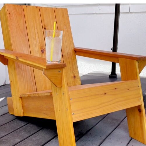 DIY Adirondack chair
